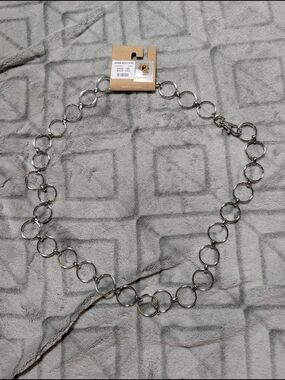 Silver Chain-Link Waist Belt - Urban Outfitters